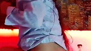 wanna see this hot colombian cutie flash her tits outdoors??