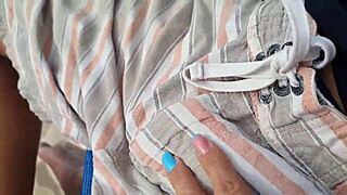 Bent Over BEACH DOGGING Big Cock POUNDS Tinder Stud