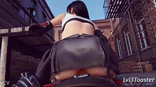 tifa rides cock after cock in this hot final fantasy creampie compilation