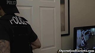 you won't believe this cop railing the tattooed hooker raw on hidden cam