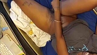 A Thot Worships Every Dick In America With Her Hairy Pussy