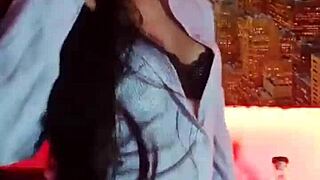 wanna see this hot colombian cutie flash her tits outdoors??