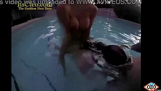 Dick Milking Sirens Cleo and Annie Knight Suck Cock Underwater in Pool Bikini Threesome