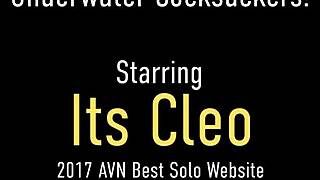 Dick Milking Sirens Cleo and Annie Knight Suck Cock Underwater in Pool Bikini Threesome