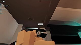 Futanari Babe Roughly Fucks Slut's Holes In Roblox Condo Game