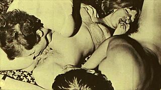 what hidden hairy beaver secrets unfold in antique threesome vintage porn?