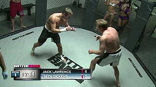 Blonde Mommy Deepthroats Big Cock Bent Over in Fishnets Doggystyle Gaping Fuck