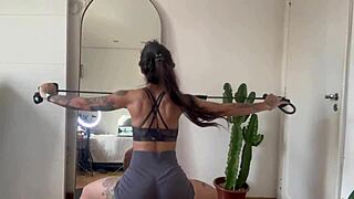 Nikatsu's Yoga Stretch Turns Athletic Workout Seduction