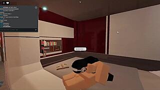 Futanari Babe Roughly Fucks Slut's Holes In Roblox Condo Game