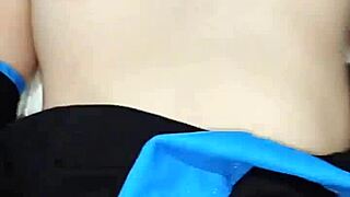 Seductively teasing a horny Latina otaku girlfriend's cosplay masturbation frenzy