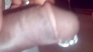 Horny pierced cock throbs ready for rough intense action