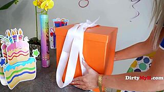 Bad Bella cures stepmom's periods while losing virginity in one wild fuck session