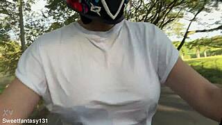 Favorite Client Spots No Bra Grabs My Panties Outdoor Thrill