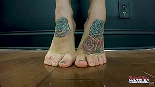 big titted brunette sabrina slurps massive cock pov until it blasts cumshot on her face