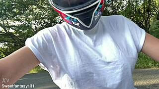 Favorite Client Spots No Bra Grabs My Panties Outdoor Thrill