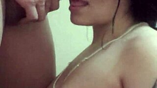 Colombian milf gets her pierced nipples sucked then fucked hard right on the public street