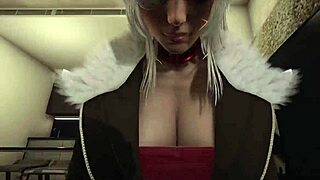 hilda and ghislaine go futa lesbian in mushoku tensei with big tits cumshot