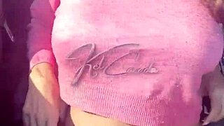 Brazilian Wife Flashes Truckers in Lingerie on Road Trip