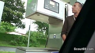 Real german teen wanna outdoor threesome fucked by stranger?