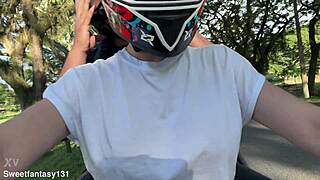 Favorite Client Spots No Bra Grabs My Panties Outdoor Thrill