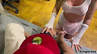 Thick Cock Devours Brazilian Blonde's Ass And Pussy