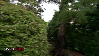 anna anjos sucks cock in sultry outdoor jav scene