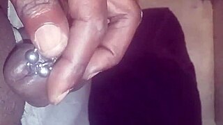 Horny pierced cock throbs ready for rough intense action