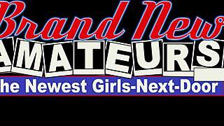 big titted brunette sabrina slurps massive cock pov until it blasts cumshot on her face