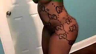 Private african stripper twerks naked ass clothes ripped off for horny viewer