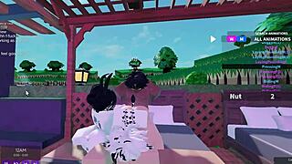 two blacked bunnies take one bull in threesome!