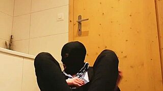 business suit hides wild foot fetish masturbation frenzy!