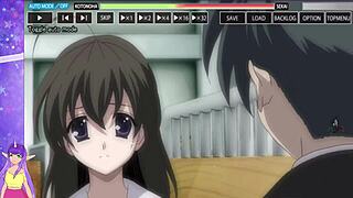 delve into school days hentai's steamy anime secrets, brunette temptress craves deeper forbidden games