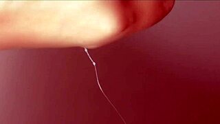 Korean girl learns first blowjob lesson on huge cock close up