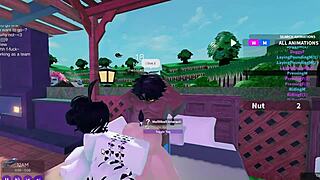 two blacked bunnies take one bull in threesome!