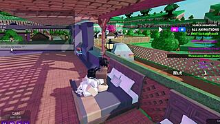 two blacked bunnies take one bull in threesome!