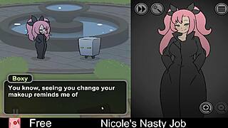 hey nicole's gettin nasty in this erotic game 😈 who's joinin??