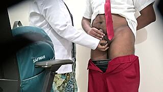 Patient flashes throbbing cock to horny doctor in hospital