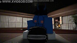 What if demon girl craves endless monster cock rides in session 13?