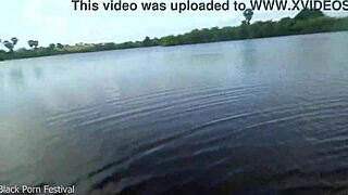 Skinny african village girl naked stroll hunting village cock