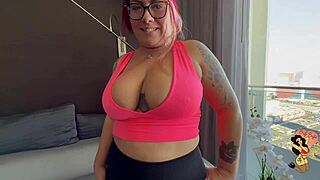 Come squeeze and fuck my huge natural tits in this tight new top