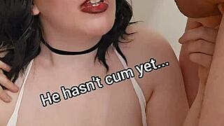 he facefucks me deep then cums on my glasses