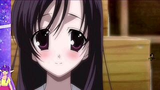 delve into school days hentai's steamy anime secrets, brunette temptress craves deeper forbidden games