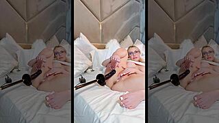 Mia Malkova's Pussy Dripping Cream from Intense Fuck Machine Pounding