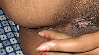 desi alisha bhabhi moans rubbing wet pussy closeup