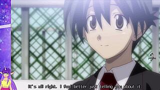 delve into school days hentai's steamy anime secrets, brunette temptress craves deeper forbidden games