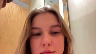 bbw amateur's first time fingering fat pussy and big tits outdoors public close up