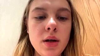 bbw amateur's first time fingering fat pussy and big tits outdoors public close up