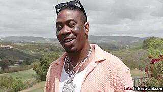 why not slide this big black cock into your dripping slit