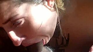 SHE FREAKS OUT WHEN I BLAST CUMSHOT ALL OVER HIS FACE SLUT!