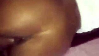 Skinny Ebony Teen Rides Massive Black Monster Cock Hard